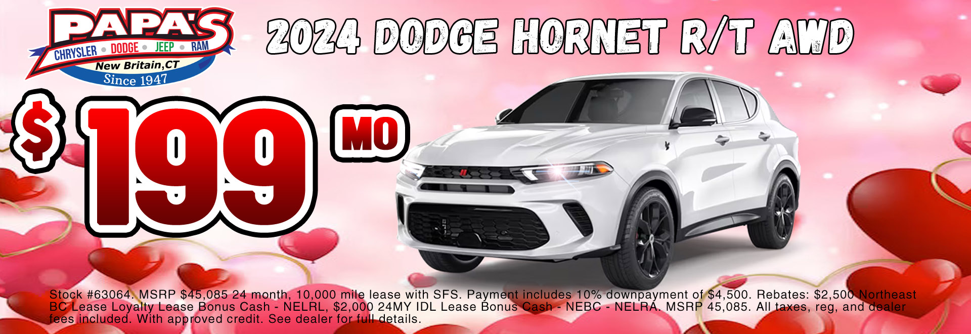 New Dodge Lease Near New Britain, CT Papa's Jeep Dealership