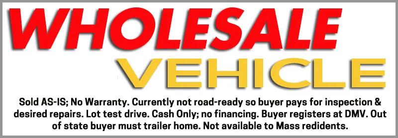 wholesale vehicle