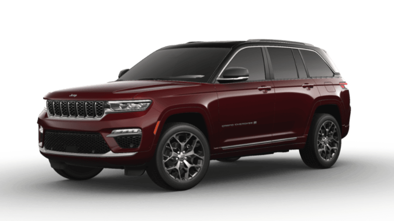 2023 Jeep Grand Cherokee Summit Reserve Exterior - Velvet Red And Black