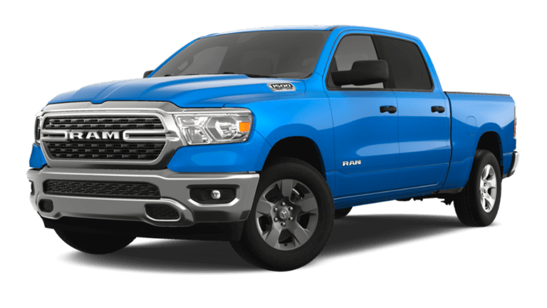 2023 Ram 1500 Big Horn Exterior - Hydro Blue