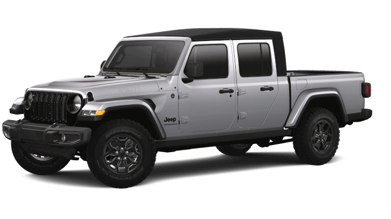 2023 Jeep Gladiator Willys Exterior - Silver Zynith