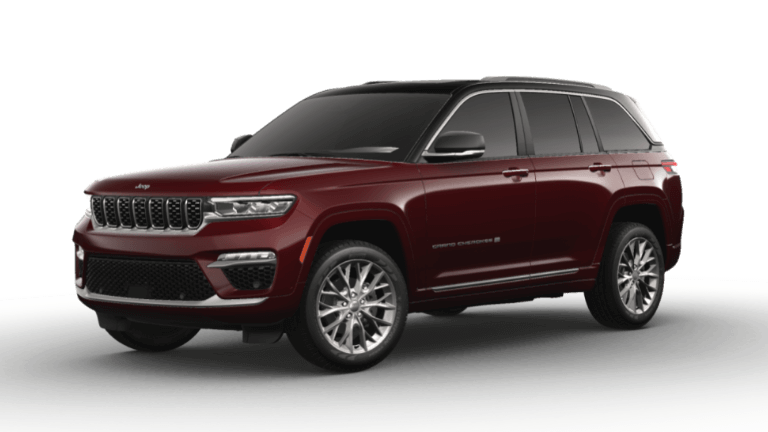 2023 Jeep Grand Cherokee Summit Exterior - Velvet Red And Black